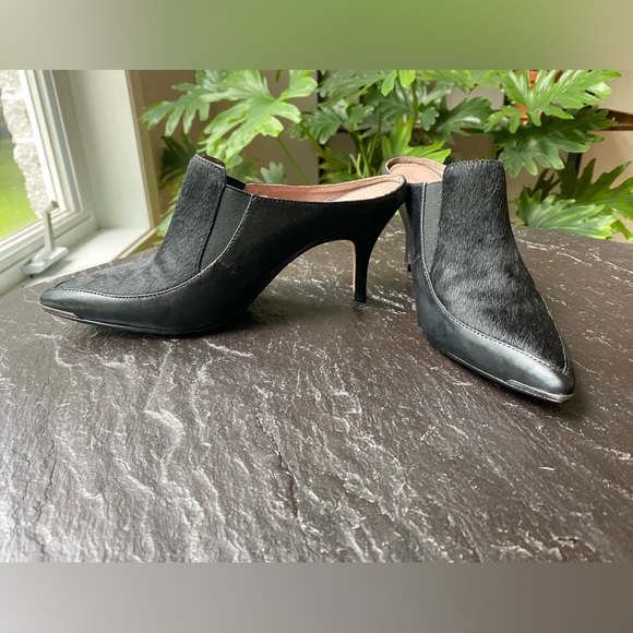 Donald J Pliner calf skin black mule - Picture 2 of 9